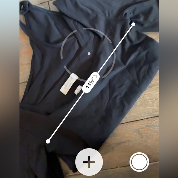 Aritzia Contour body suit in black size small square neck minimalist chic - Picture 4 of 5